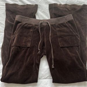 Juicy Couture Espresso Brown original sweatpants
